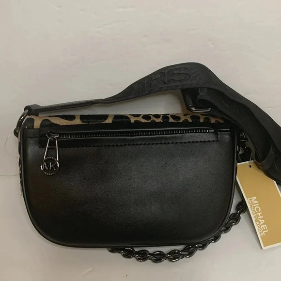 Michael Kors Animal Print Sling/Messenger Leather Bag NWT - Picture 8 of 11